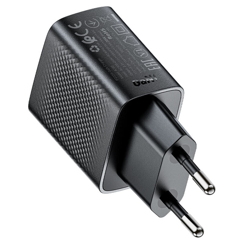 Incarcator GaN Type-C Fast Charge Acefast, A102, 30W, negru