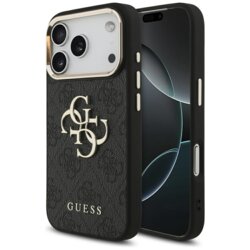Husa originala Guess iPhone 17 Pro Hardcase Big 4G Logo Classic , negru, GUHCP17L4GMGCGR