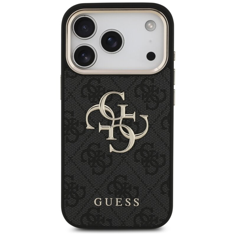 Husa originala Guess iPhone 17 Pro Hardcase Big 4G Logo Classic , negru, GUHCP17L4GMGCGR