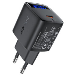 Incarcator GaN Type-C, Fast Charge Acefast A113, 20W, negru