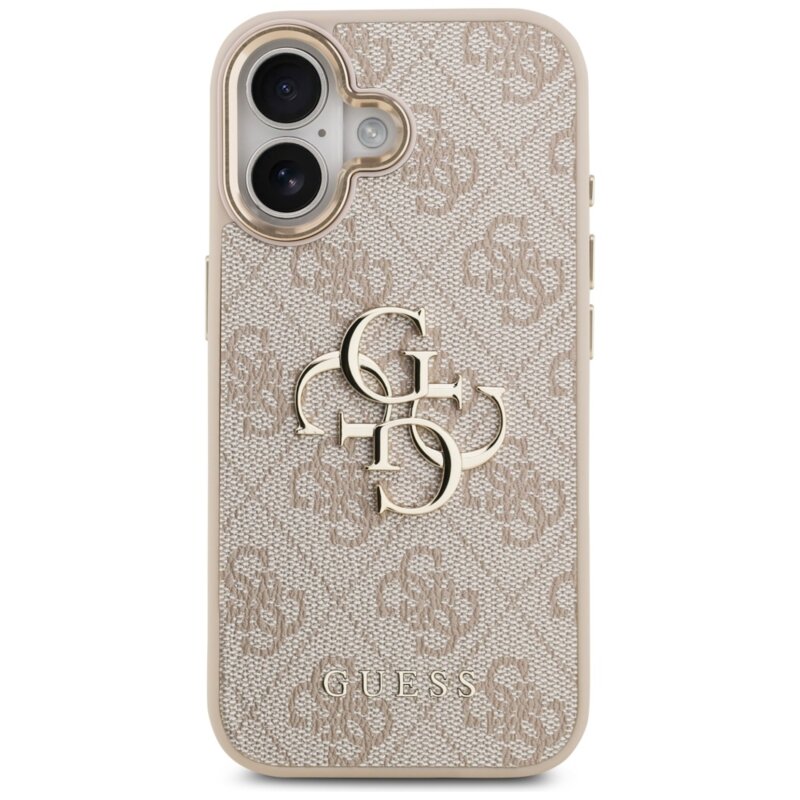 Husa originala Guess iPhone 17 Hardcase Big 4G Logo Classic, roz, GUHCP17S4GMGCPI