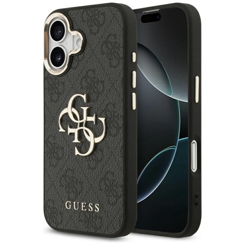 Husa originala Guess iPhone 17 Hardcase Big 4G Classic Logo, negru, GUHCP17S4GMGCGR