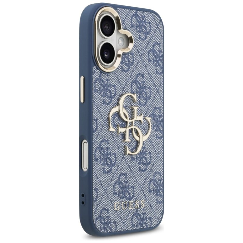 Husa originala Guess iPhone 17 Hardcase Big 4G Classic Logo, bleu, GUHCP17S4GMGCBL