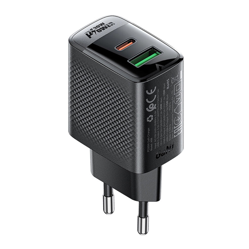 Incarcator USB, Type-C Fast Charge Acefast, A98, 30W, negru