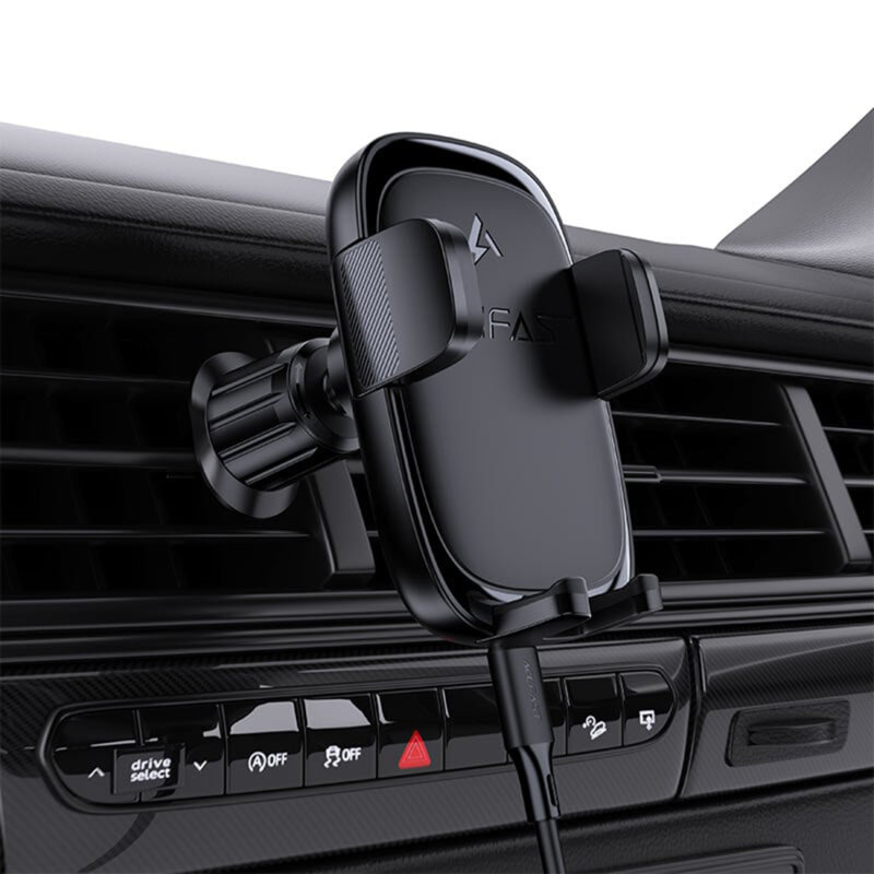 Suport auto cu incarcare wireless pentru telefon Acefast, D48