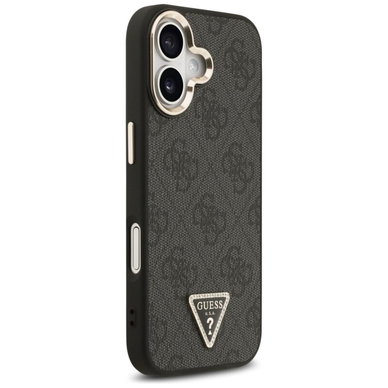 Husa originala Guess iPhone 17 Hardcase 4G Triangle Logo MagSafe, negru, GUHMP17SP4GTDGMK
