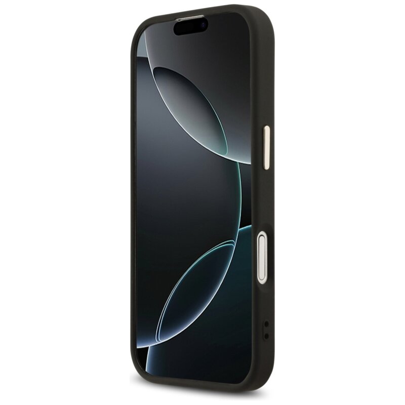 Husa originala Guess iPhone 17 Hardcase 4G Triangle Logo MagSafe, negru, GUHMP17SP4GTDGMK