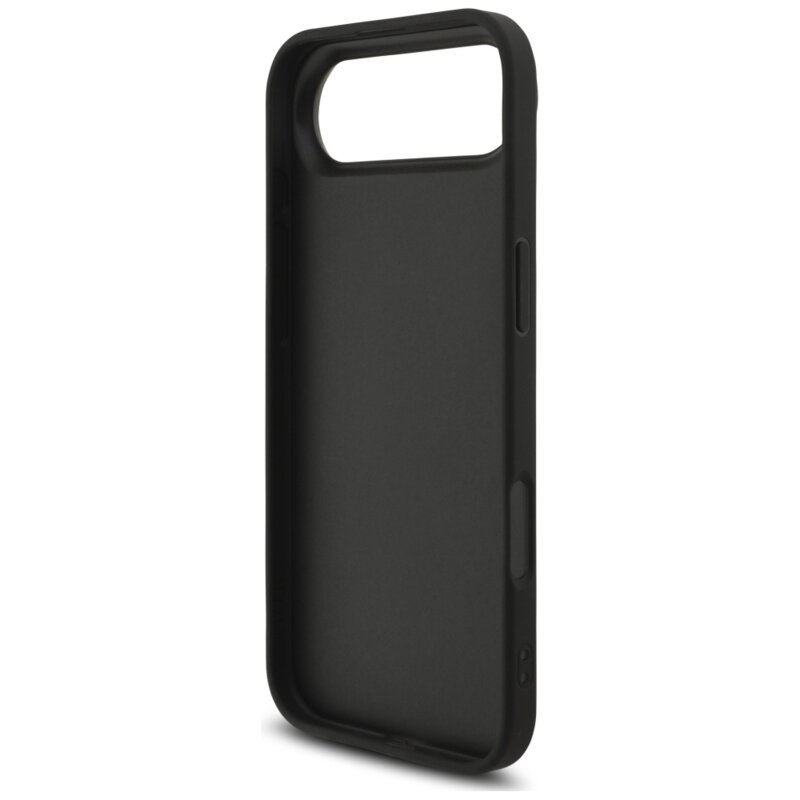 Husa originala Guess iPhone 17 Air Hardcase 4G Classic Logo with Strap, negru, GUHCP17MP4GMGSK