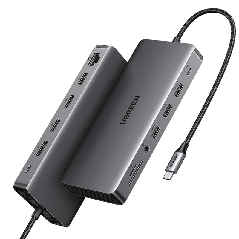 Hub USB-C 13in1, USB, HDMI, DP, RJ45, 10Gbps Ugreen, 15978