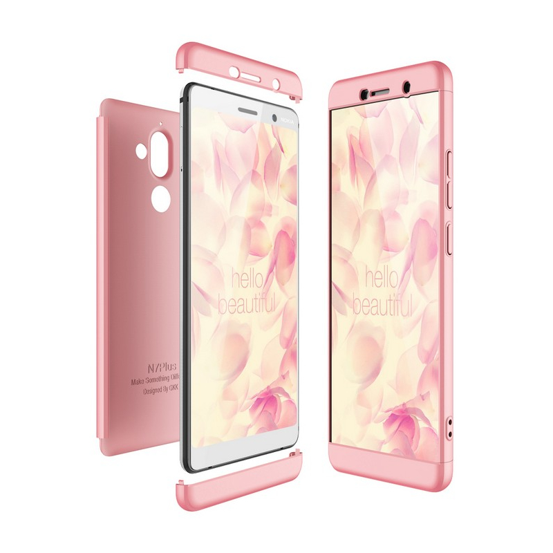 Husa Nokia 7 Plus GKK 360 Full Cover Roz