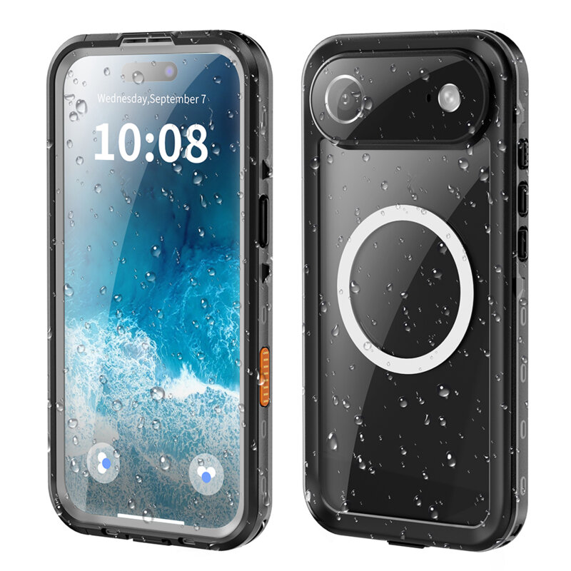 Husa impermeabila iPhone 17 Air ShellBox Waterproof IP68, negru