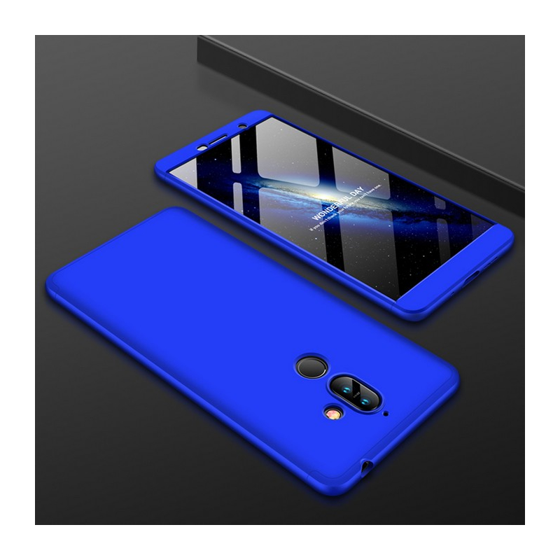Husa Nokia 7 Plus GKK 360 Full Cover Albastru