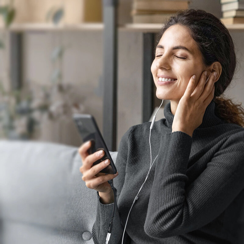 Cablu audio Lightning la Jack 3.5mm mama Acefast, 0.18m, C1-05