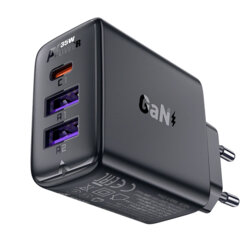 Incarcator retea USB, tip C, GaN Acefast, A57, PD35W, negru