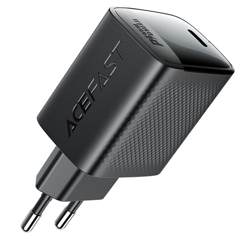 Incarcator Type-C Fast Charging Acefast A112, 45W, 3A, negru