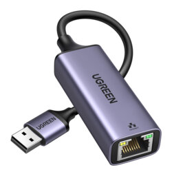 Adaptor internet USB la RJ45 Ugreen, 1000Mbps, 10cm, 50922