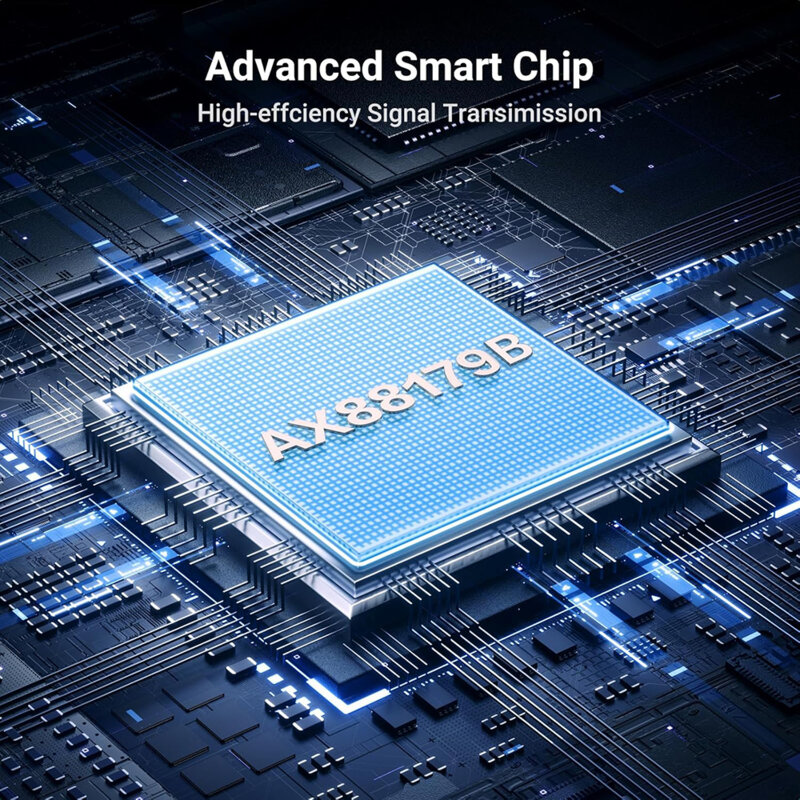 Adaptor internet USB la RJ45 Ugreen, 1000Mbps, 10cm, 50922