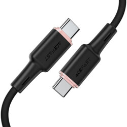 Cablu de date tip C, 60W, 3A Acefast, C2-03, negru, 1.2m