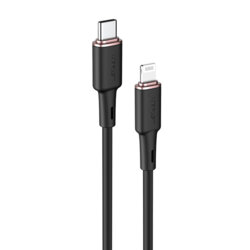 Cablu incarcare iPhone, 30W, 3A Acefast, C2-01, negru, 1.2m