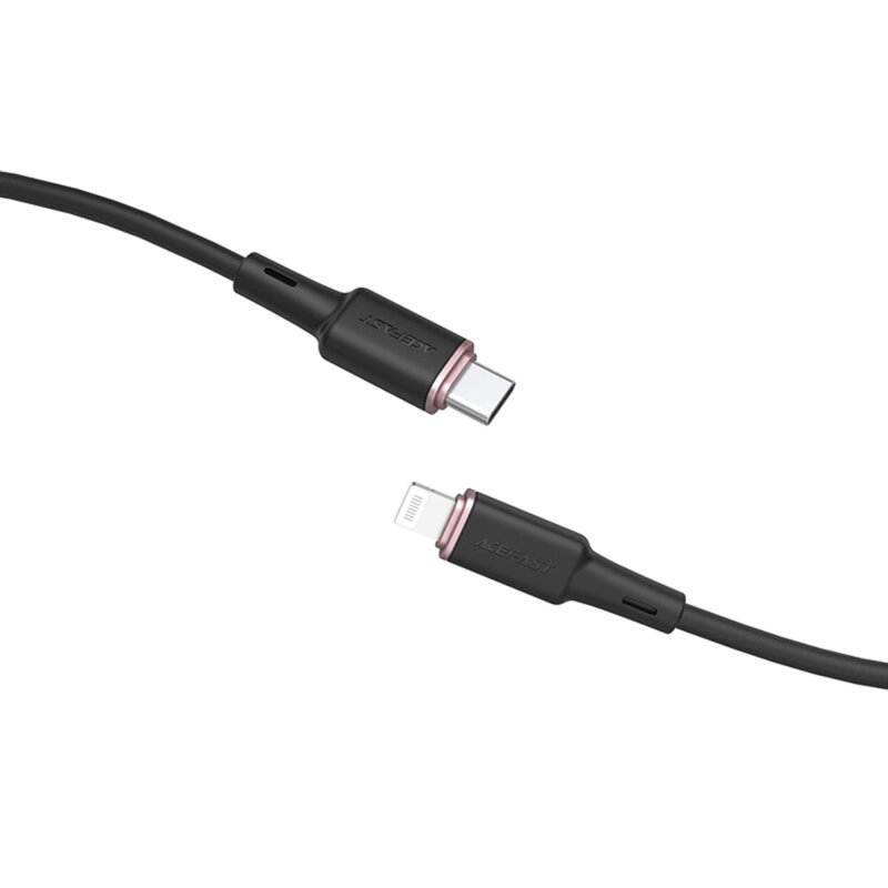Cablu incarcare iPhone, 30W, 3A Acefast, C2-01, negru, 1.2m