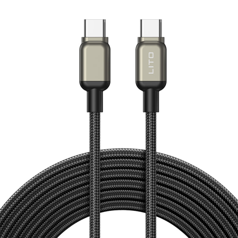 Cablu de date Fast Charging Type-C la Type-C Lito, LD17