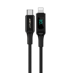 Cablu Lightning incarcare iPhone, 3A Acefast C6-01, 1.2m