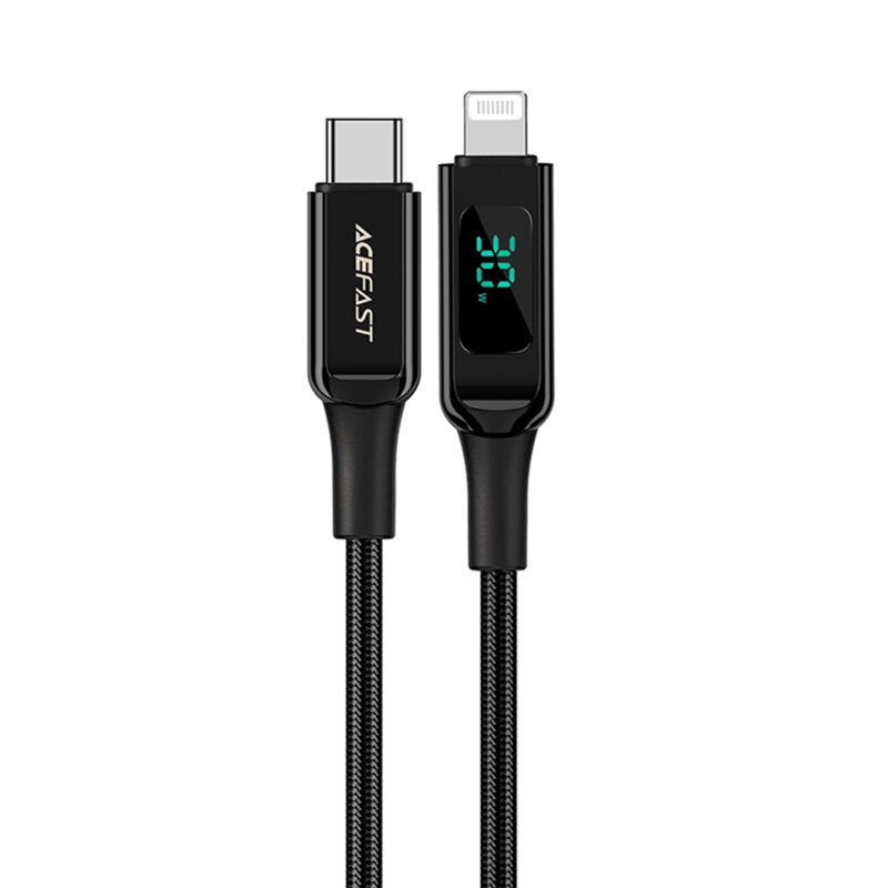 Cablu Lightning incarcare iPhone, 3A Acefast C6-01, 1.2m