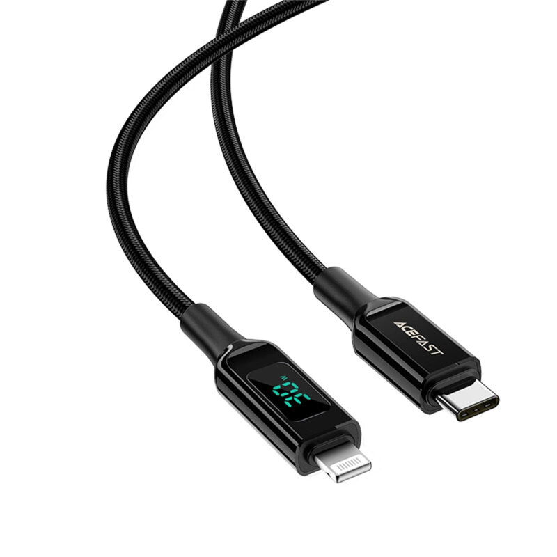 Cablu Lightning incarcare iPhone, 3A Acefast C6-01, 1.2m