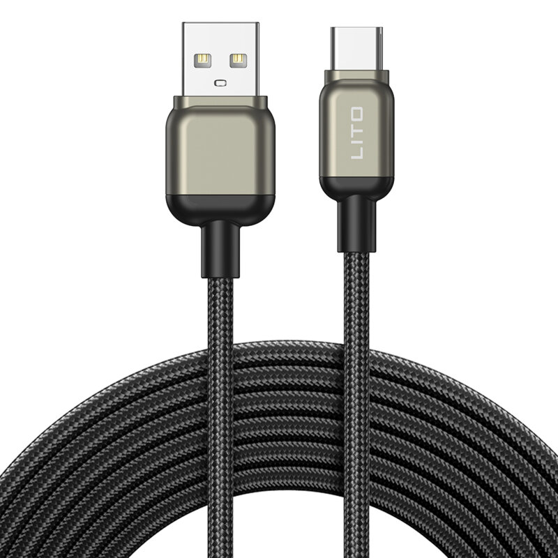 Cablu de date Fast Charging USB la Type-C Lito, LD17