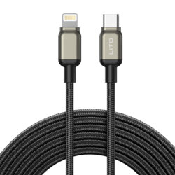 Cablu de date Fast Charging Type-C to Lightning Lito, LD17