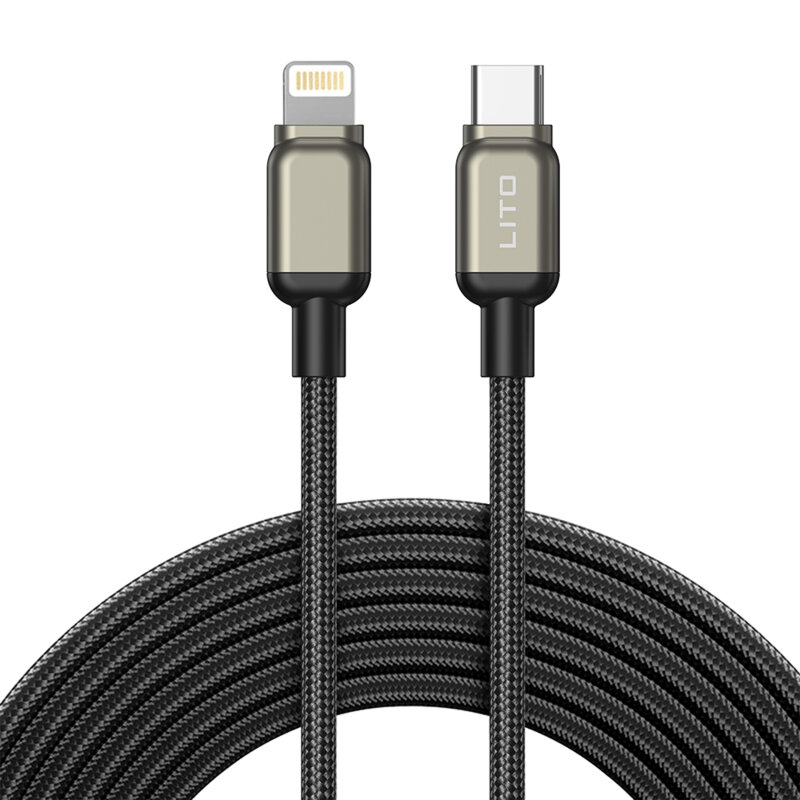 Cablu de date Fast Charging Type-C to Lightning Lito, LD17