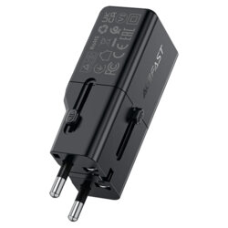 Adaptor priza GaN Type-C, EU, UK, AU, US Acefast Z7, PD30W