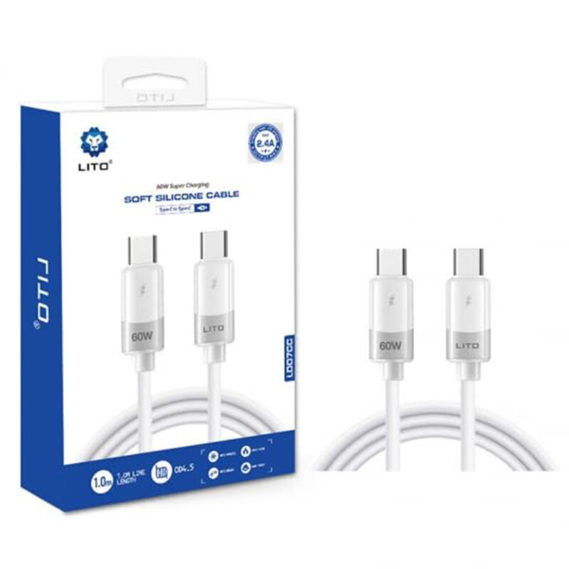 Cablu date Fast Charging Type-C Lito, 60W, LD07