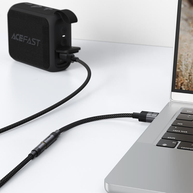 Adaptor audio, convertor USB, Jack 3.5mm Acefast, 15cm, J13