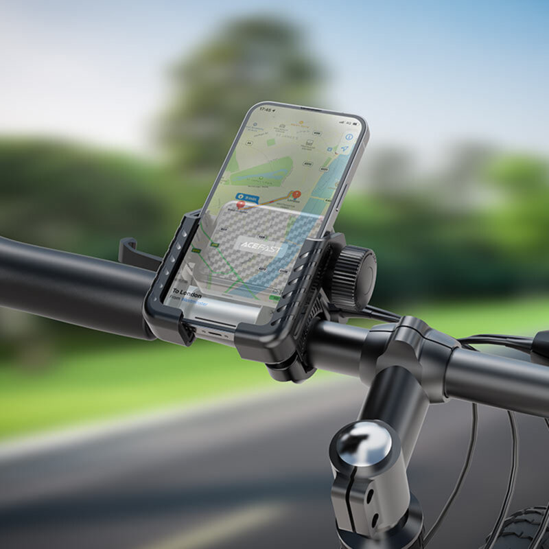 Suport de telefon pentru ghidon Acefast Cycling D58, universal, negru