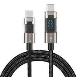 Cablu date High Speed Charging Type-C Lito, 100W, 1.2m, LD09