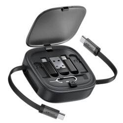 Set cablu Type-C multifunctional 7in1 Acefast J3, 60W, 0.95m