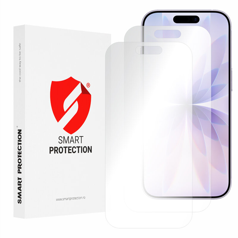 [Pachet 2x] Folie regenerabila premium iPhone 17 Smart Protection Classic, transparenta