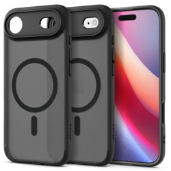 Husa iPhone 17 Air Spigen Ultra Hybrid MagSafe, cenusiu