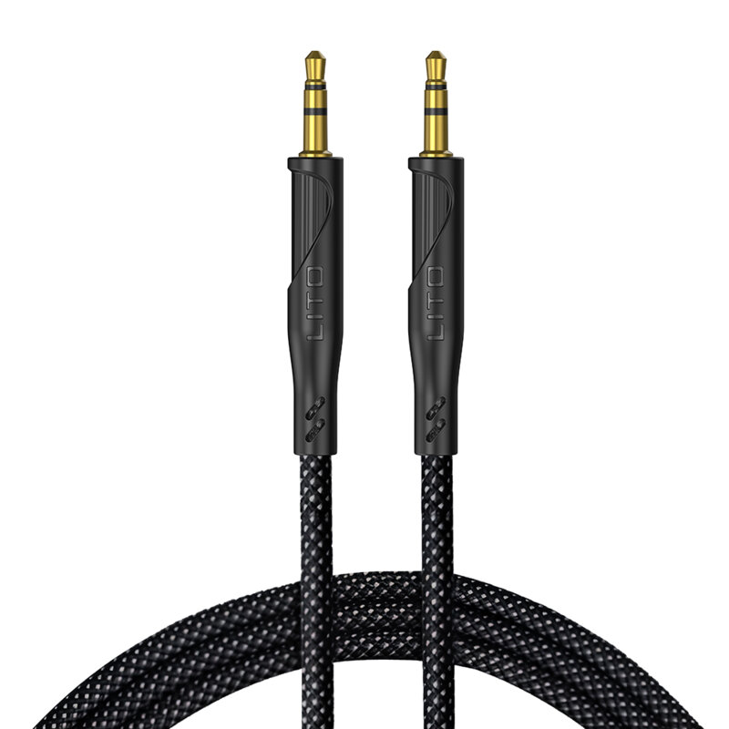 Adaptor audio Jack la Jack 3.5mm Lito LA02, 1m, negru