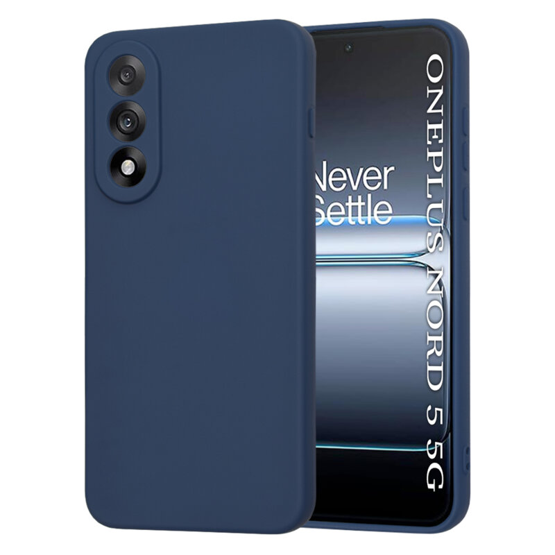 Husa silicon OnePlus Nord 5 Techsuit SoftFlex, bleumarin