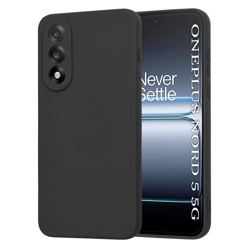 Husa silicon OnePlus Nord 5 Techsuit SoftFlex, negru