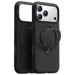 Husa iPhone 17 Pro Torras QPRO Silicone Series, negru