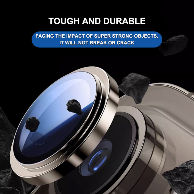 Folie sticla iPhone 17 Pro Lito Titanium AR Camera Glass, portocaliu