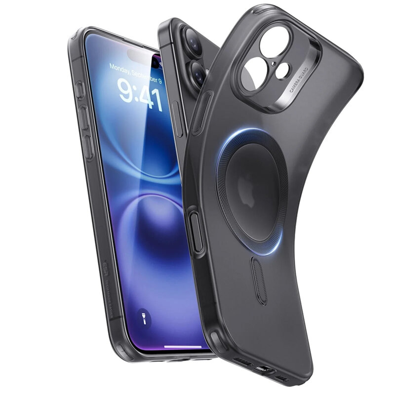 Husa iPhone 16 Plus ESR Zero HaloLock, negru