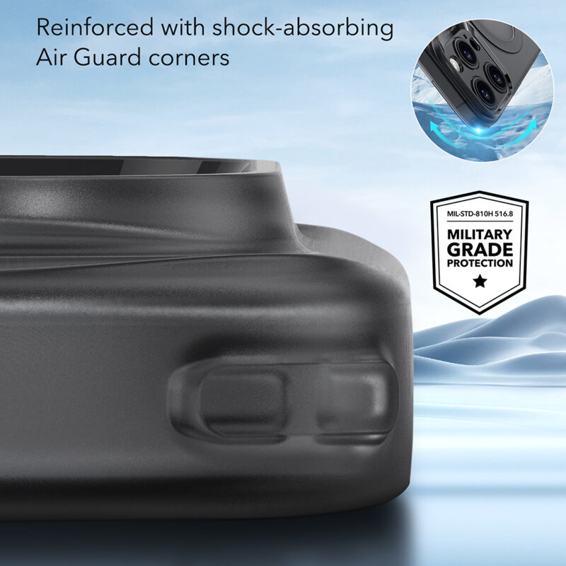 Husa iPhone 16 Plus ESR Zero HaloLock, negru