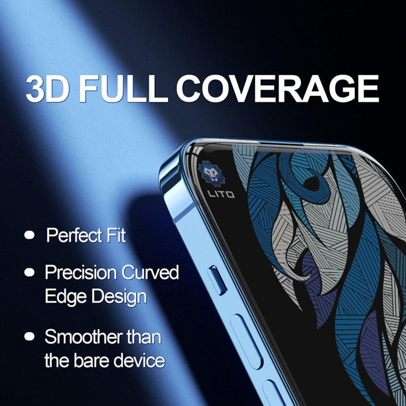 Folie sticla iPhone 17 Pro Max Lito D+ Max 4K Privacy, negru