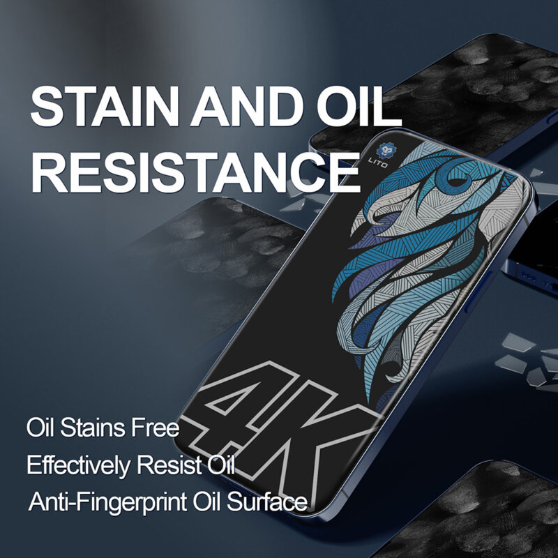 Folie sticla iPhone 17 Pro Max Lito D+ Max 4K Privacy, negru