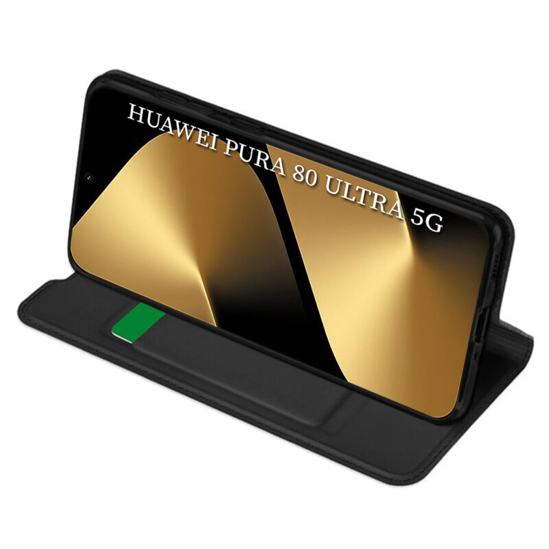 Husa Huawei Pura 80 Ultra Techsuit Magskin Book, negru