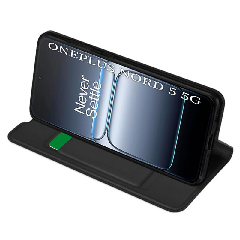 Husa OnePlus Nord 5 Techsuit Magskin Book, negru